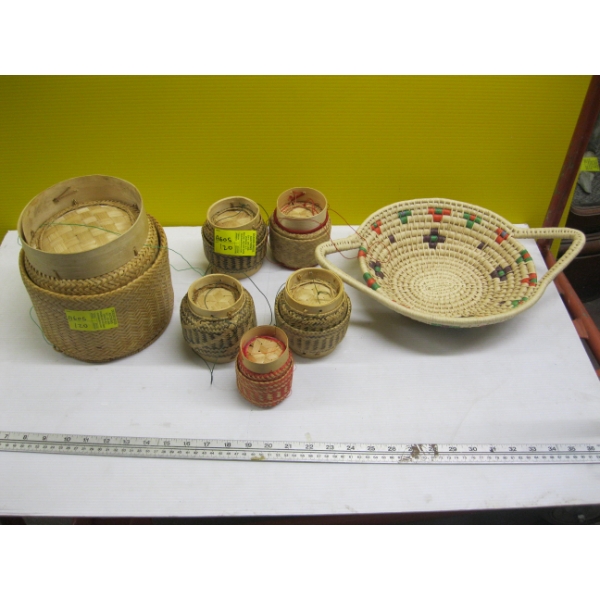 WOVEN CONTAINERS & BASKETS