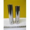 Image 1 : PAIR OF BRUTALIST METAL VASES