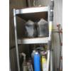 Image 2 : WOOD & METAL SHELF UNIT - 6' H X 3' W