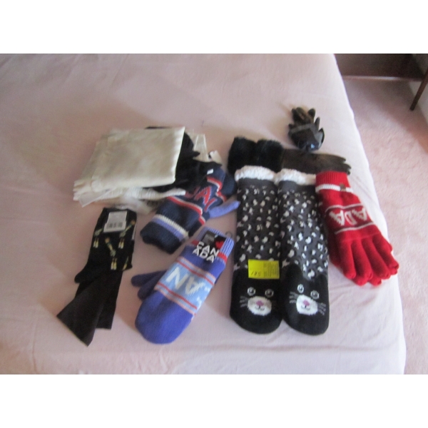 MISC. MITTS, GLOVES, SCARVES, ETC.