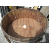Image 2 : OAK BARRELL PLANTER STAND