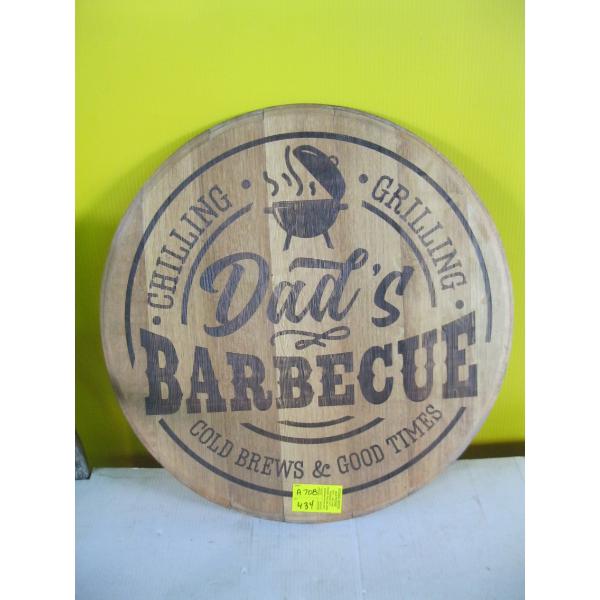 OAK BARRELL TOP DADs BBQ PRINT