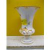 Image 1 : PORCELAIN PAINTED & GOLD EMBOSSED VASE
