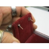 Image 4 : LADIES 14KT EARRINGS W/.925 SILVER BACKINGS, 3G