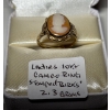 Image 1 : LADIES 10KT CAMEO RING, STAMPED BIRKS, 2.3G, SZ 5 1/2