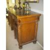 Image 2 : LG. MARBLE INLAID TOP SIDEBOARD - 3 DRAWERS, 4 DOORS