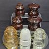 Image 5 : CP RAIL CPR, DOMINION & VARIOUS GLASS CERAMIC INSULATORS, 7PCS