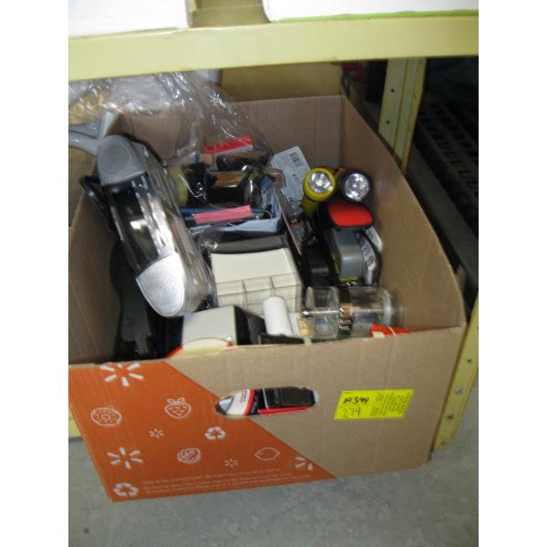 MISC. OFFICE SUPPLIES, ADDING MACHINE, CLOCK RADIO, ETC.