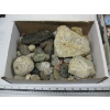 Image 3 : MISC. CHRISTMAS TREE ORNAMENTS & BOX OF ROCKS