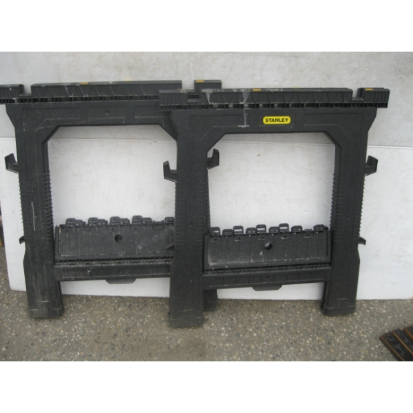 PAIR OF FOLDING STANLEY SAWHORSES