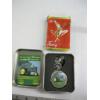 Image 3 : JOHN DEERE POCKET WATCH, BOX OF ASST'D CUFFLINKS & A DECK OF CARDS