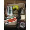 Image 1 : ASST. COLLECTABLES - BUNSEN BURNER, NEW SWITCH PEN SET, SQUARE & TAPE MEASURE, ETC.