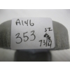 Image 5 : LADIES 10KT WHITE GOLD SOLITAIRE DIAMOND RING, SZ 7 3/4