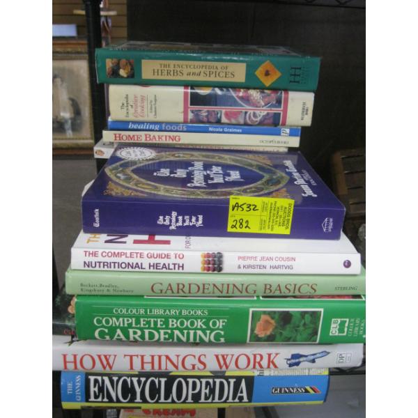 ASST. COOKING & GARDENING BOOKS