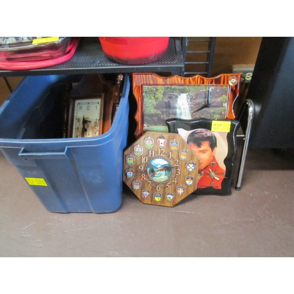 ASST. PICTURES, CLOCKS, ETC.