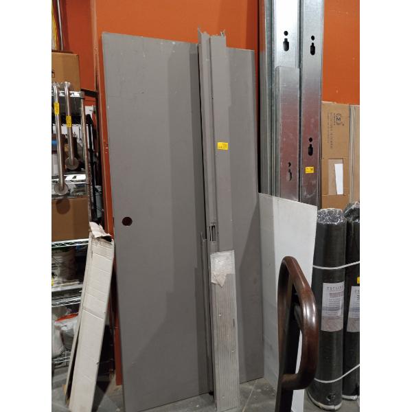 METAL DOOR W/FRAME - 36X83