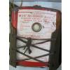 Image 4 : VINTAGE FIRE BOX W/GAS MASK