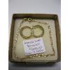 Image 3 : LADIES 10KT BRACELET & EARRINGS, 2.5G