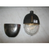 Image 2 : GLASS & SILVERPLATED FLASK