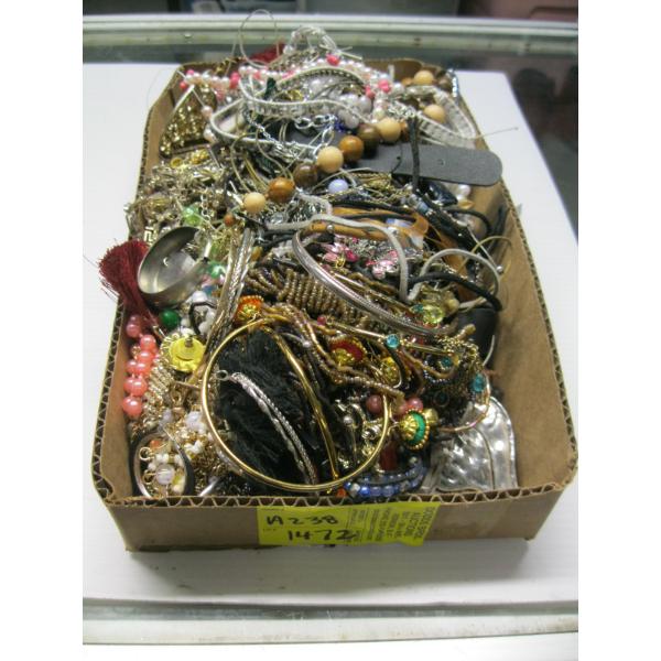 BOX OF COSTUME JEWELLERY