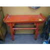 Image 1 : RED NARROW HALL TABLE - ASIAN LOOK