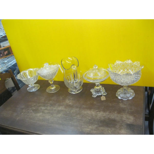 ASST. VINTAGE GLASSWARE
