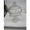 Image 7 : GLASS LIDDED DISHES, VASES, ETC.