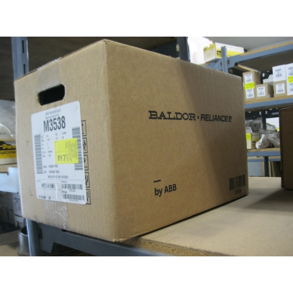 BALDOR 3 PHASE .5 HP MOTOR IN BOX