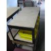 Image 2 : 2 SM. METAL & WOOD SHELVES W/PARTS CONTAINERS