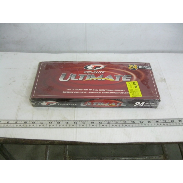 NEW CASE OF TOP FLIGHT ULTIMATE GOLF BALLS