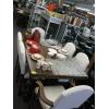 Image 7 : LG. OAK ANTIQUE DRAWLEAF TABLE W/6 UPHOLSTERED CHAIRS