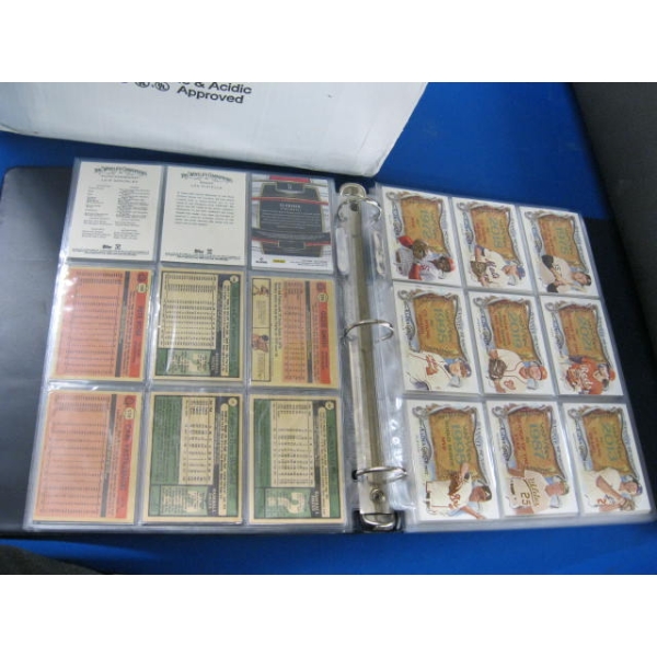 BINDER OF COLLECTOR BASEBALL CARDS