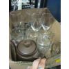 Image 2 : 2 BOXES OF GLASSWARE & CANNISTERS 