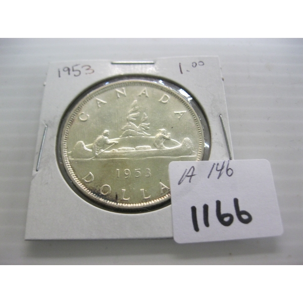 1953 CDN SILVER $1