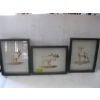 Image 1 : 3 FRAMED PICTURES OF ANIMALS