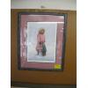 Image 1 : FRAMED NUMBERED PRINT "A BIT SHY" 44/295 BY DOROTHY FRANCIS