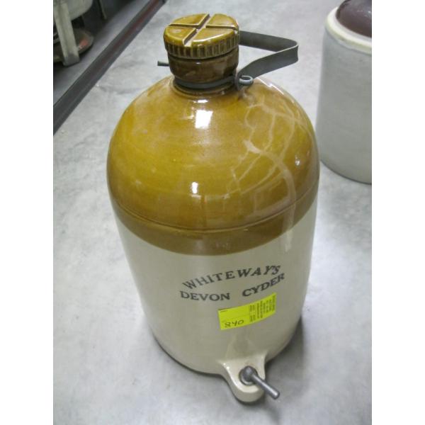 WATER WAYS DEVON CIDER CROCKERY JUG W/SPIGOT