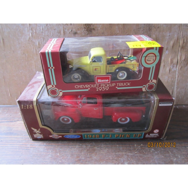 2 DIECAST TRUCKS