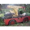 Image 1 : SM. CRANE TRUCK W/ASST. SLINGS & CABLES ON TOP