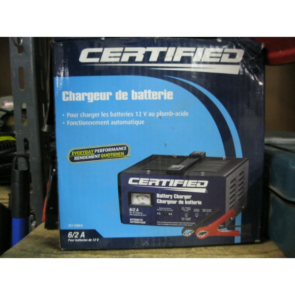 CERTIFIED 12V BATTERY CHARGER