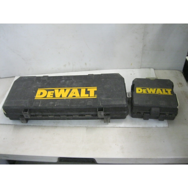 DEWALT LASER & DEWALT SAWZALL - BOTH IN CASES