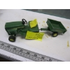 Image 2 : JOHN DEERE DIECAST RIDING MOWER W/WAGON & 6X6 ATV