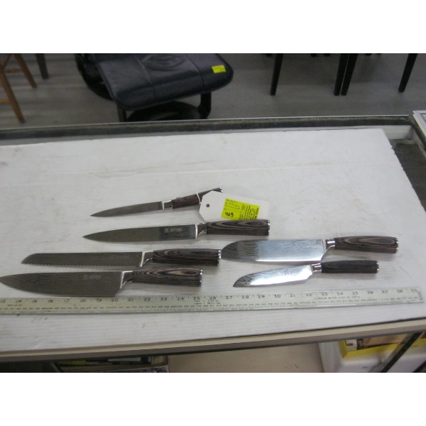 6 YATOSHI KNIFE SET