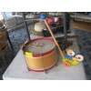 Image 1 : WOODEN PUSH TOY & A DRUM