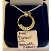 Image 1 : 14KT PENDANT W/DIAMONDS, 2G