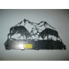 Image 1 : METAL FIGHTING ELK COAT RACK
