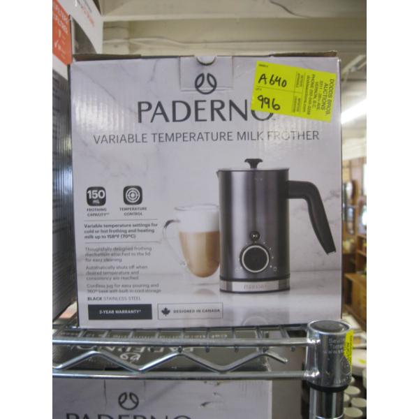 NEW PADERNO MILK FROTHER