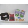 Image 2 : 2 LG. CANDLES, BELT BUCKLE, HAT, INSULATORS, MAGIC LANTERN SLIDES, ETC.