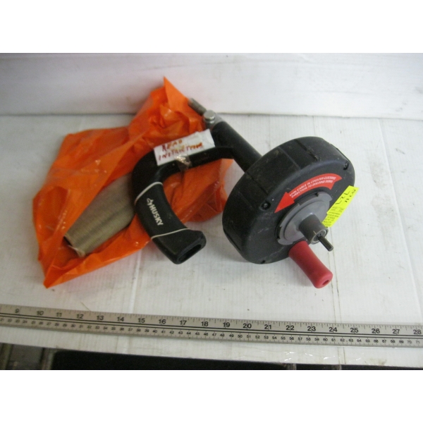 HUSKY SEWER SNAKE W/DRILL ADAPTER