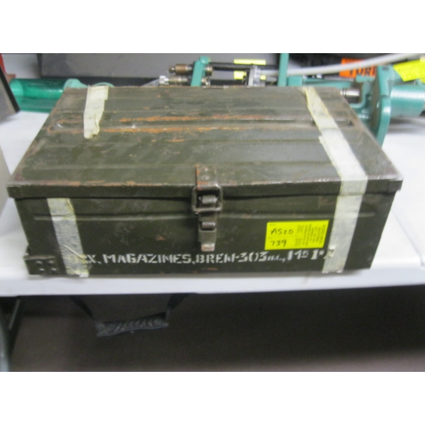 METAL MAGAZINE HOLDER BOX